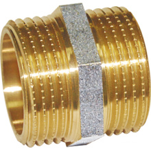 Brass Straight Copuling Nipple Fitting (a. 0208)